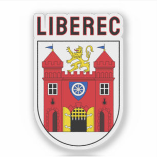 Wapen van Liberec, Tsjechië Sticker