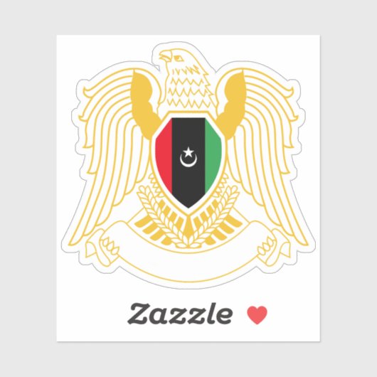 Wapen van Libië gebruikt door Haftar Sticker (Vel)