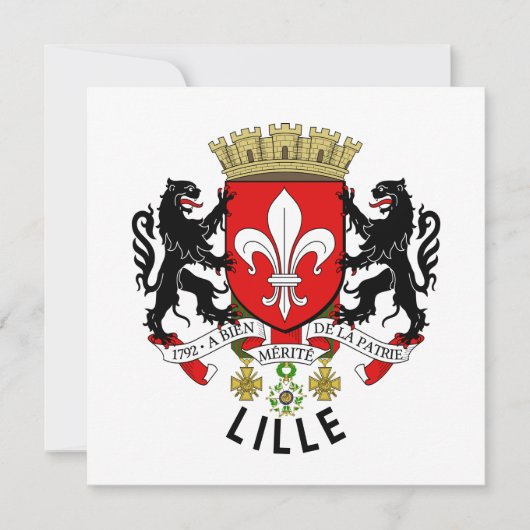 Wapen van Lille, Frankrijk (Voorkant)