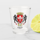 Wapen van Lille, Frankrijk Shot Glas (Voorkant)
