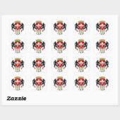 Wapen van Lille, Frankrijk Vierkante Sticker (Vel)