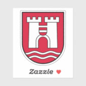 Wapen van Linz, Oostenrijk Sticker (Vel)