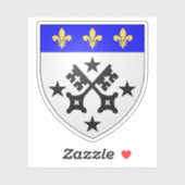 Wapen van Lisieux, Calvados, Normandië Sticker (Vel)