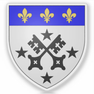 Wapen van Lisieux, Calvados, Normandië Sticker