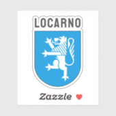 Wapen van Locarno, Zwitserland Sticker (Vel)