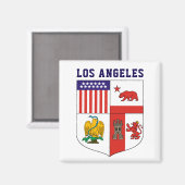 Wapen van Los Angeles Magneet (Voorkant / Achterkant)