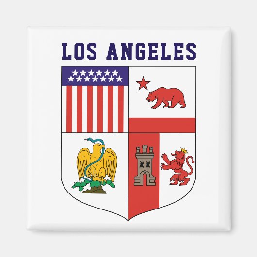 Wapen van Los Angeles Magneet (Voorkant)