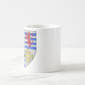 Wapen van Lusignan van Cyprus en Jeruzalem Koffiemok (Center)