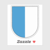 Wapen van Luzern, Zwitserland Sticker (Vel)