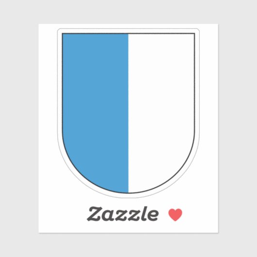 Wapen van Luzern, Zwitserland Sticker (Vel)