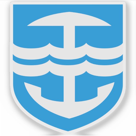 Wapen van Maardo, Estland Sticker (Voorkant)