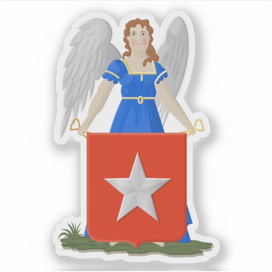 Wapen van Maastricht, Nederland Sticker (Voorkant)