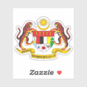 Wapen van Maleisië Sticker (Vel)