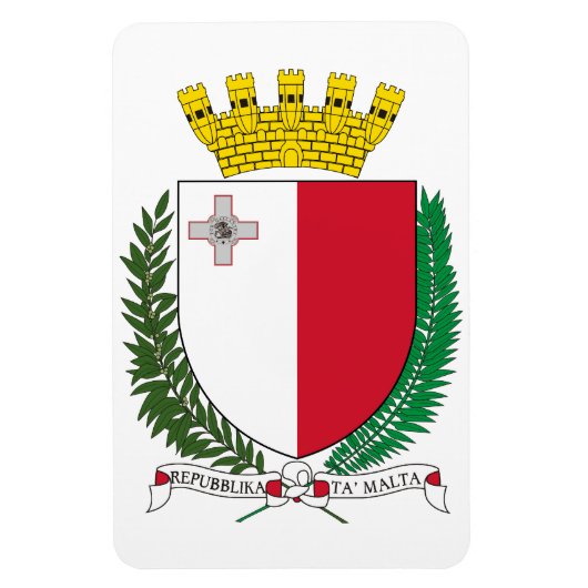 wapen van malta magneet (Verticaal)