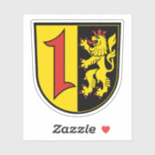 Wapen van Mannheim, Duitsland Sticker (Vel)