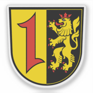 Wapen van Mannheim, Duitsland Sticker