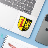 Wapen van Mannheim, Duitsland Sticker (Laptop met iPhone)