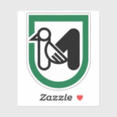 Wapen van Marche, Italië Sticker (Vel)