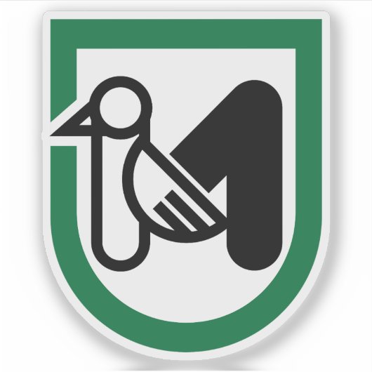 Wapen van Marche, Italië Sticker (Voorkant)