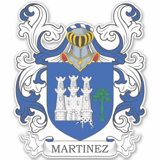 Wapen van Martinez Sticker (Voorkant)