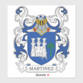 Wapen van Martinez Sticker (Vel)