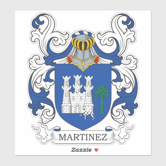 Wapen van Martinez Sticker (Vel)