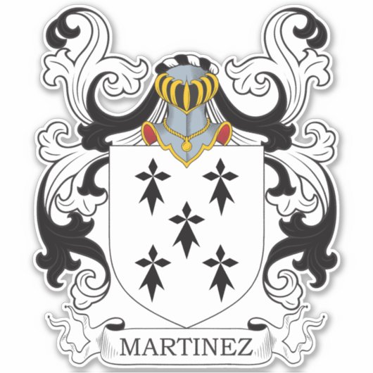 Wapen van Martinez Sticker (Voorkant)