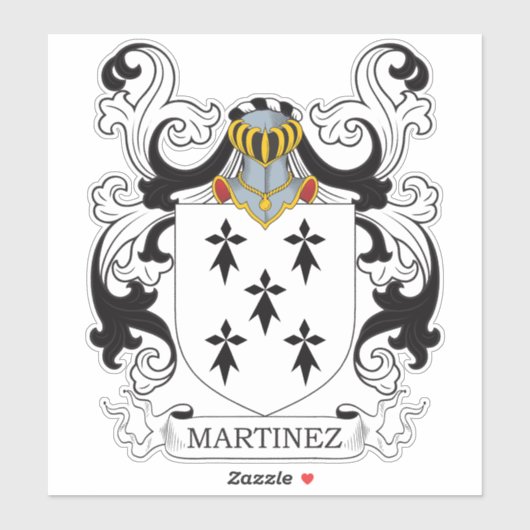 Wapen van Martinez Sticker (Vel)
