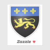 Wapen van Massy, Essonne, Île-de-France Sticker (Vel)