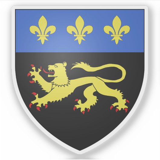 Wapen van Massy, Essonne, Île-de-France Sticker (Voorkant)