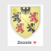 Wapen van Maubeuge, Nord, Hauts-de-France Sticker (Vel)