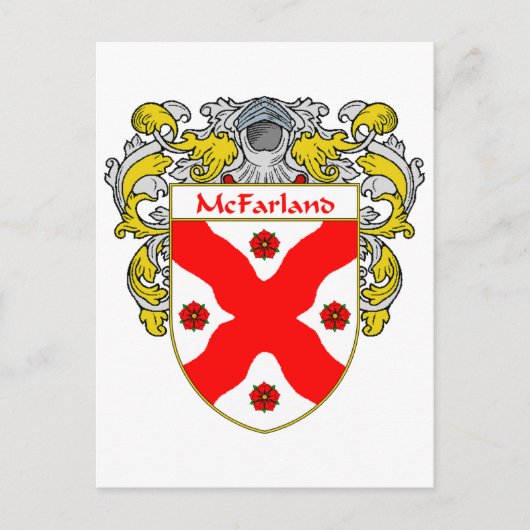 Wapen van McFarland (Mantled) Briefkaart (Voorkant)