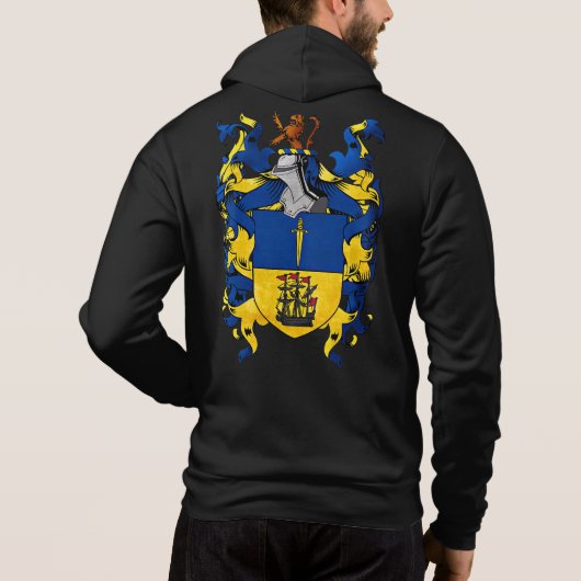 Wapen van McGuffey Mannen Hoodie (Achterkant)