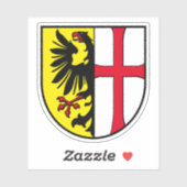 Wapen van Memmingen, Duitsland Sticker (Vel)