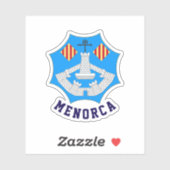 Wapen van Menorca, Spanje Sticker (Vel)