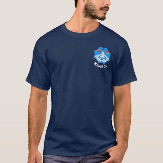 Wapen van Menorca, Spanje T-shirt (Voorkant)