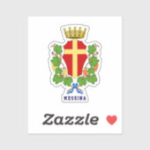 Wapen van Messina, Sicilië Sticker (Vel)