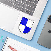 Wapen van Metkovic, Kroatië Sticker (Laptop met iPhone)