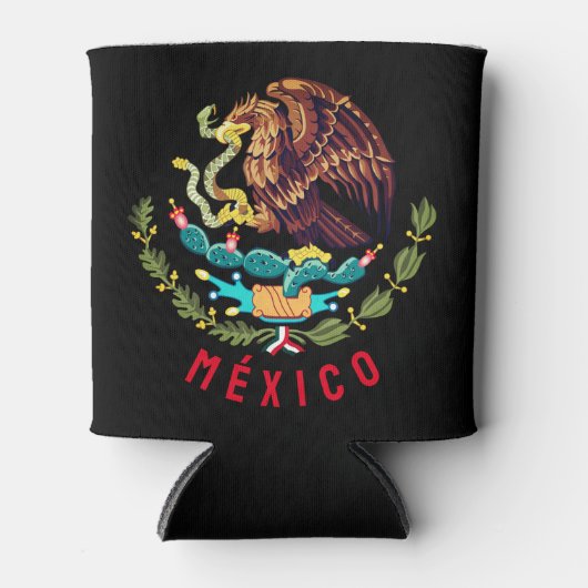 Wapen van Mexico Blikjeskoeler (Voorkant)
