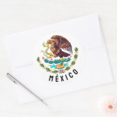 Wapen van Mexico Ronde Sticker (Envelop)