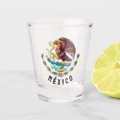 Wapen van Mexico Shot Glas (Voorkant)