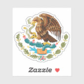 Wapen van Mexico (Verenigde Mexicaanse Staten) Sticker (Vel)