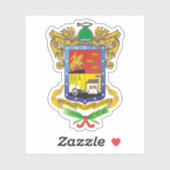 Wapen van Michoacán de Ocampo, Mexico Sticker (Vel)