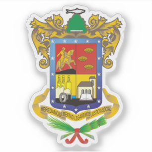 Wapen van Michoacán de Ocampo, Mexico Sticker