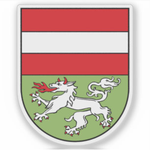 Wapen van Mödling, Oostenrijk Sticker