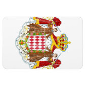 wapen van monaco magneet (Horizontaal)