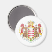 wapen van monaco magneet (Voorkant / Achterkant)