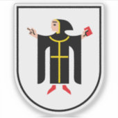 Wapen van München (München), Duitsland Sticker (Voorkant)