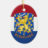 Wapen van Nederland Keramisch Ornament (Achterkant)