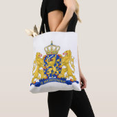 Wapen van Nederland op witte stint Tote Bag (Dichtbij)